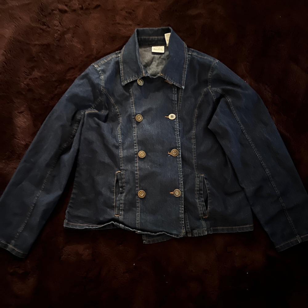 Erika Dark Blue Denim Jacket